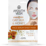 AyouthVeda Oat Silk Honey Face Serum Sheet Mask