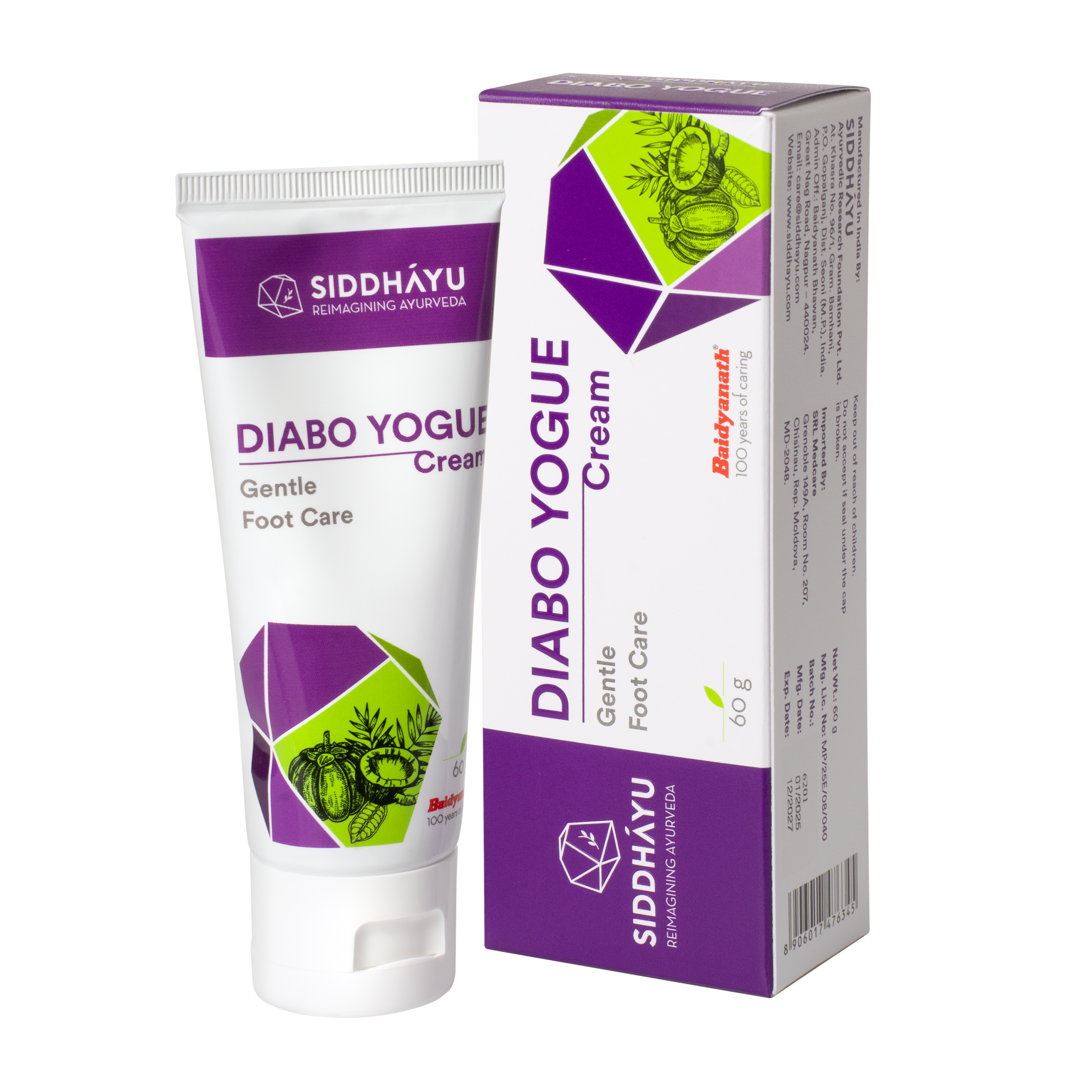 Diabo Yogue Foot Cream, 60 g