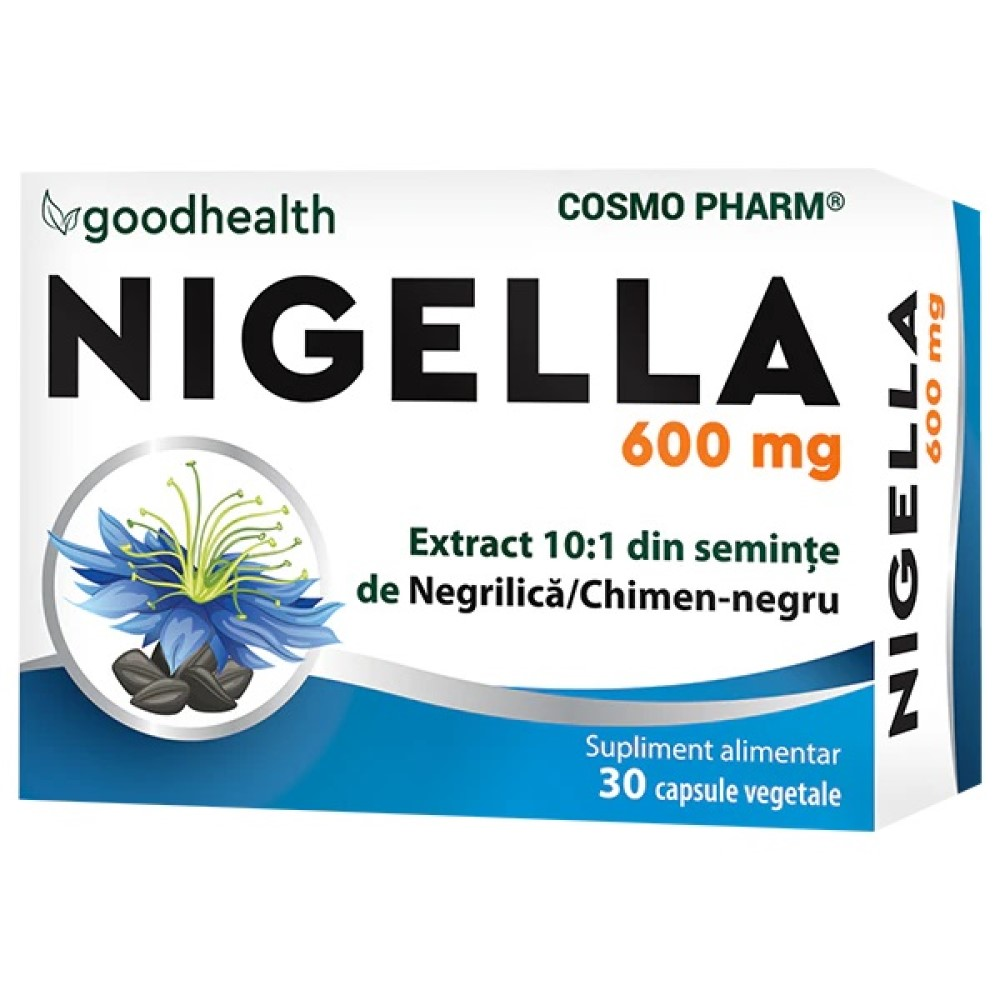 Nigella Chimen-negru 600mg caps.veg. N30 Cosmo Pharm
